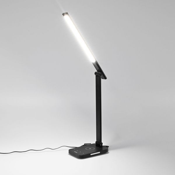 LED лампа настiльна з бездротовою зарядкою VIDEX VL-TF17B 18W 1800-6500K