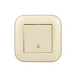 Кнопка звонка Ovivo Loft кремовый+крафтовый