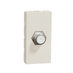 NU346844 Розетка Coaxial F-type 1 модуль Schneider Electric Unica New бежевий