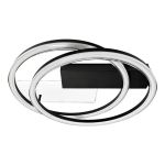 Світильник LED smart BRIONI-R+пульт 80W 3000-5000K IP20 коло чорний Violux
