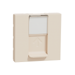 NU941144 RJ45 накладка 2 модуля Schneider Electric Unica New бежевий