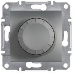 Светорегулятор поворотный 315 ВА (диммер) Сталь Asfora Plus Schneider Electric EPH6600162