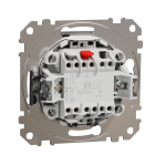 Одноклавішний перемикач Матовий алюміній Sedna Elements Schneider Electric SDD170106