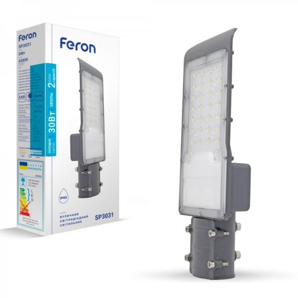 Консольный светильник Feron SP3031 30W 6500K IP65 серый