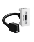 MGU3.430.18 Розетка HDMI 1мод., білий Unica Schneider Electric