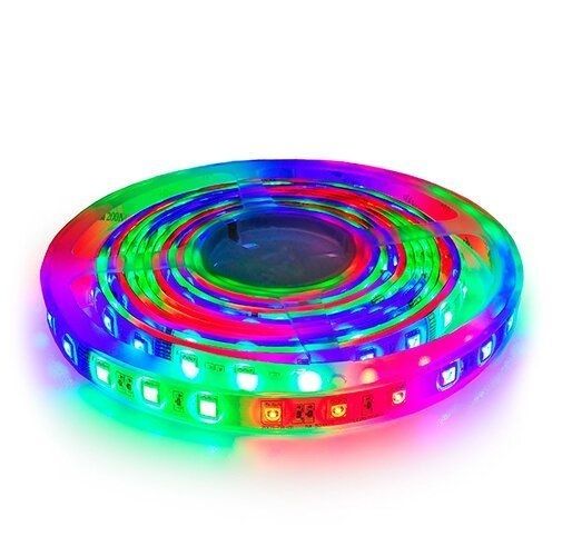 Світлодіодна стрічка Glauber Premium 12V SMD5050 60LED 14W IP20 RGB