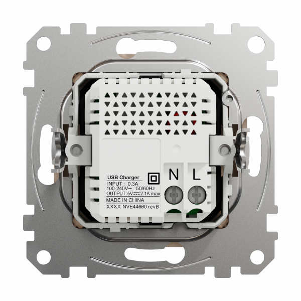 USB розетка тип A+A 2,1A Бежевий Sedna Design Schneider Electric SDD112401