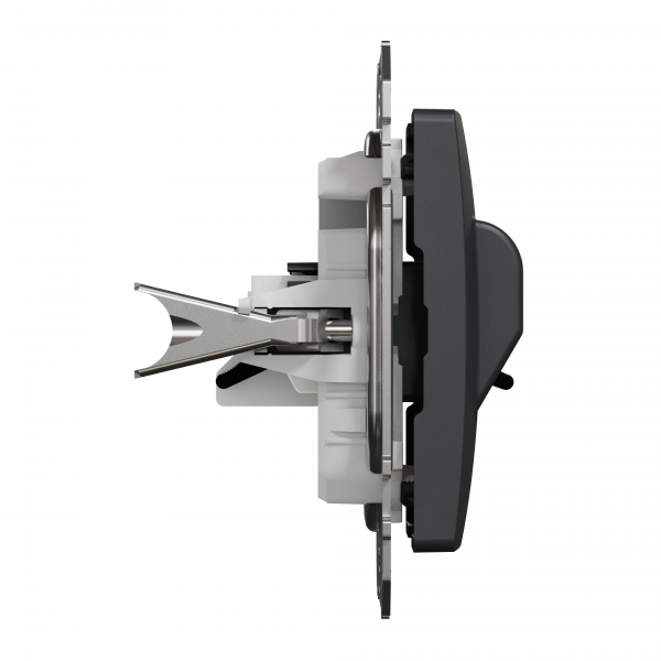 Аудіорозетка Чорний Sedna Design Schneider Electric SDD114411