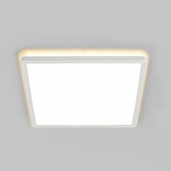 LED светильник с декоративной подсветкой квадратный VIDEX DL3S 24W 4000K Белый