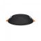 LED світильник Back вбудований круглий VIDEX 15W 5000K Black