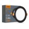 LED світильник Back вбудований круглий VIDEX 6W 5000K Black