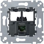 Механизм розетки 1хRJ45 6 категория UTP Merten MTN4576-0001