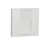 NU341518 Розетка комп'ютерна RJ45 одинарна категорія 6 UTP 2 модуля Schneider Electric Unica New білий