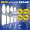 Світильник LED даунлайт Violux FRAME 15W 4200K коло IP20