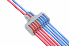 Клемник важільний Glauber Connect 2 входи / 8 виходів, 0,08–4,0 мм², 32А (GLB-SPL-208)