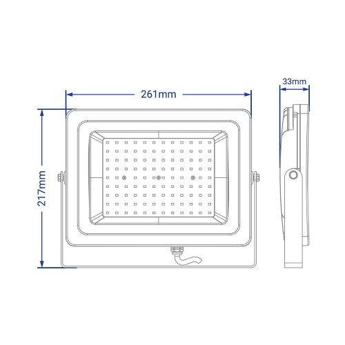 Світлодіодний прожектор Feron LL-922 100W 6400K IP65