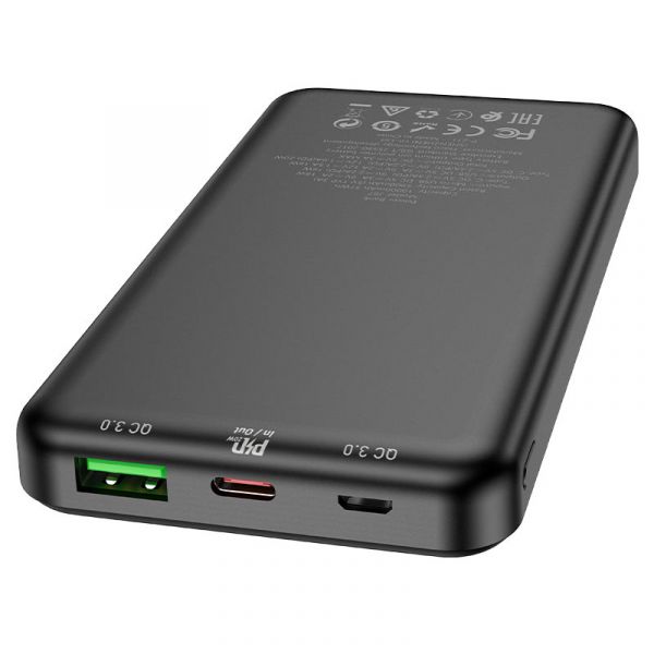 Power bank Hoco J87 Tacker PD20W+QC3.0 10000mAh чорний