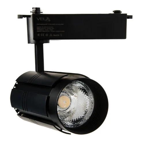 Трековый LED светильник 30W 4000K черный VL-COB-6018