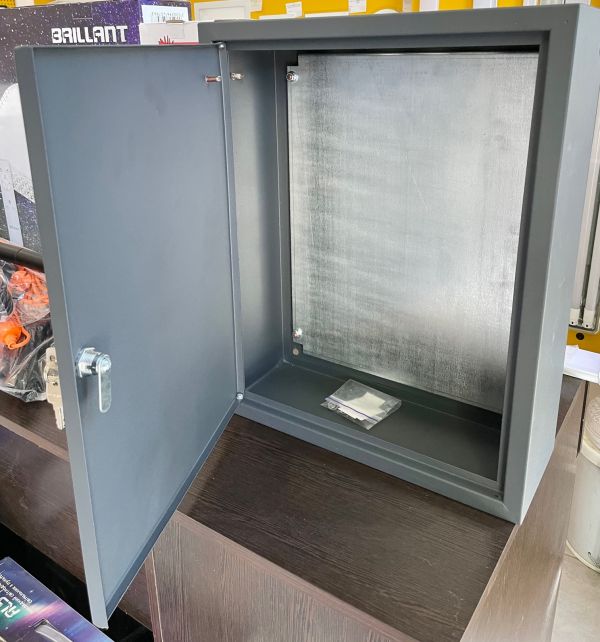 Настінна шафа IP31 ЩМП-002-2 графіт 650х500х220
