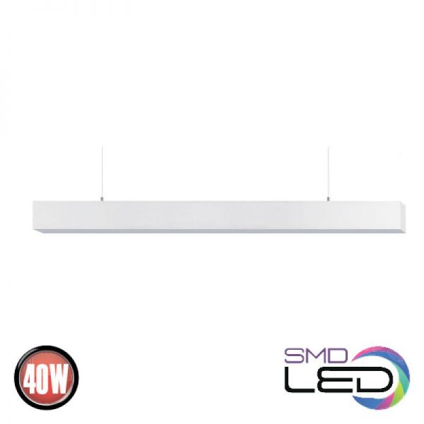 Линейный LED светильник подвесной Horoz INNOVA5-40 40W 4000К белый
