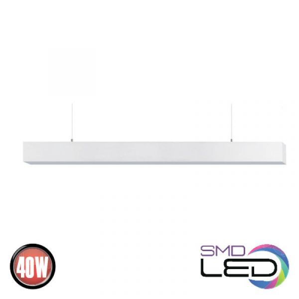 Линейный LED светильник подвесной Horoz INNOVA3-40 40W 4000К белый
