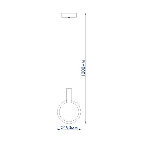 Світлодіодний світильник Feron AL6510 MUSE 10W золотий