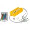 Адаптер 1300W IP67 з пультом для RGB світлодіодної стрічки 220V 12mm + коннектор 4pin