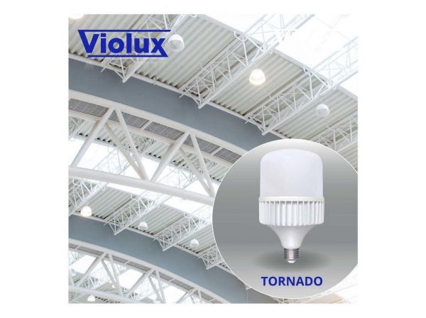 Світлодіодна лампа високопотужна Violux Tornado 40W E27 6500K