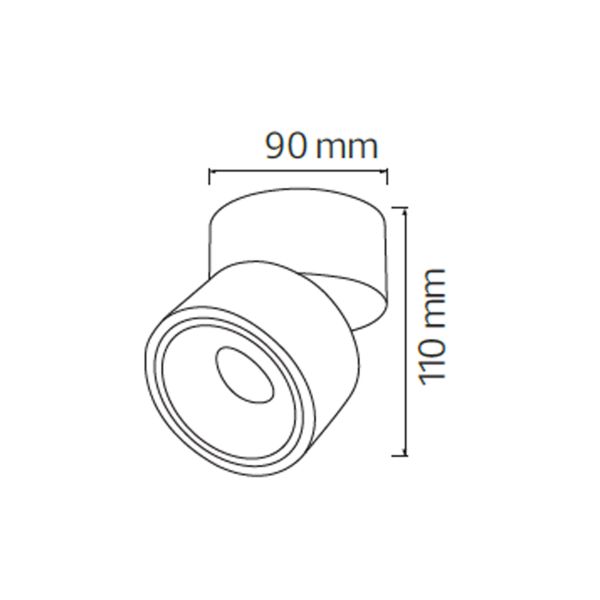Світлодіодний світильник LAYLA-15 білий