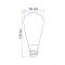 Лампа светодиодная 2W E27 2700K Feron LB-379 ST64