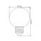 Лампа светодиодная 1W E27 RGB Feron LB-381 G80