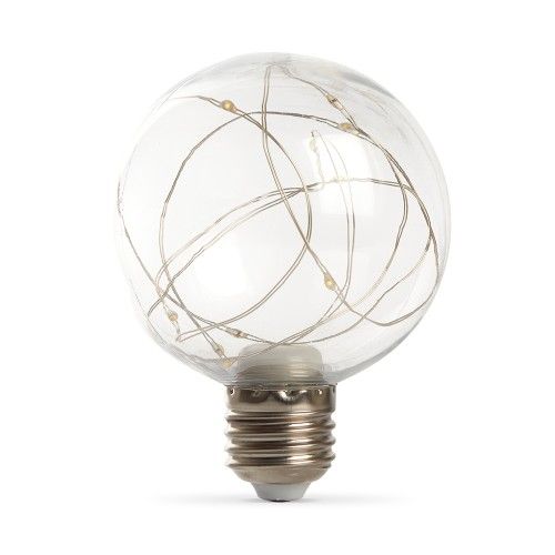 Лампа светодиодная 1W E27 2700K Feron LB-381 G80