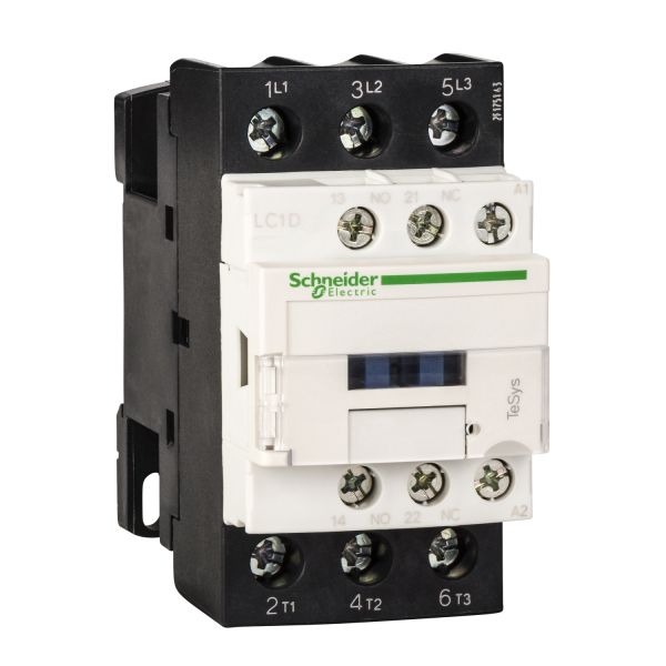 LC1D32Q7 Контактор D 3Р 32A НО+НЗ 380V Schneider Electric