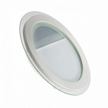 Вбудований світлодіодний світильник Коло 12W-6000 GLASS
