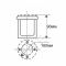Светильник LED тротуарный Lemanso 12LED 12W 600LM 6500K / LM13