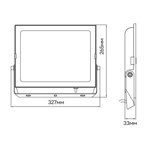 Прожектор світлодіодний 150W 13500Lm 6500K Ardero чорний LL-1150ARD
