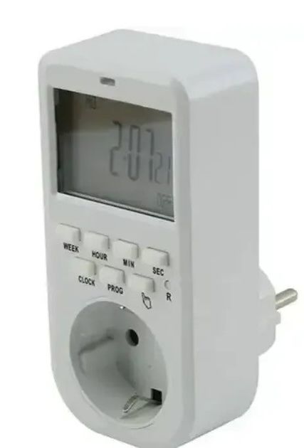 Таймер тижневий електронний в розетку Lemanso LM6347