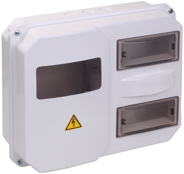 Корпус пластиковый для счетчика ЩУРн-П 1/12 IP55 IEK MSP112-1-55