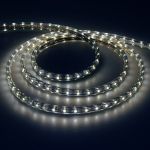 Светодиодная герметичная лента SANAN 60SMD/m 220V 4.4W/m 12x7mm IP68 белый Feron LS704