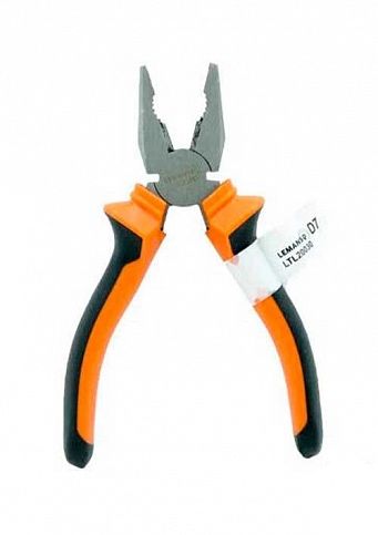 Плоскогубцы 6"+ кусачки для кабеля Lemanso LTL20030 оранжево-черные