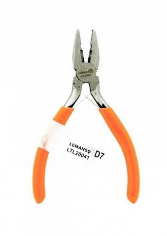 Плоскогубцы 5" Lemanso LTL20041 оранжевые