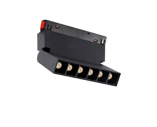Магнітний трековий світильник поворотний Oledim OL-110 6W чорний