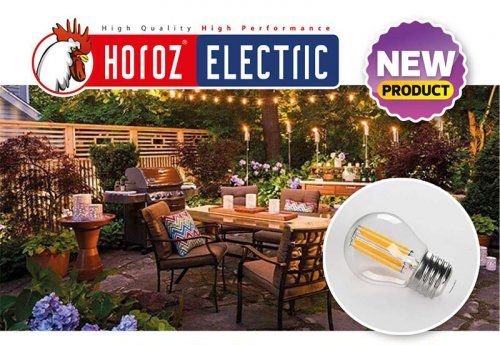 Світлодіодна лампа 4W Е27 2700К FILAMENT MINI GLOBE-4 Horoz