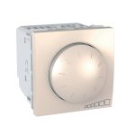MGU3.511.25 Світлорегулятор поворотно-нажимний 230В та 12В слонова кістка Unica Schneider Electric