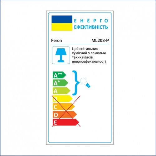 Накладной светильник Feron ML202-P черный