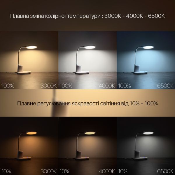 Світильник настільний LED JUNIOR 10W 3000-6500К рожевий Violux