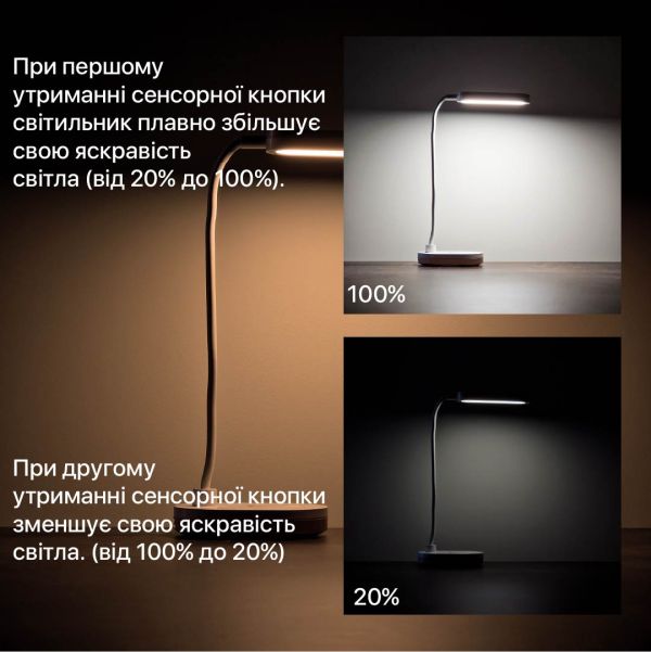 Світильник настільний LED LINERA 5W 4200К білий Violux