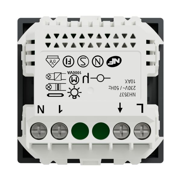 NU353730 Wiser pелейний вимикач 10A білий алюміній