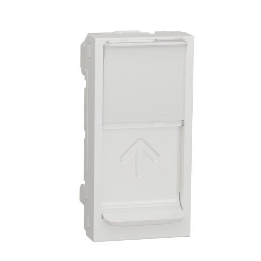 RJ45 накладка 1 модуль белый Schneider Electric Unica New