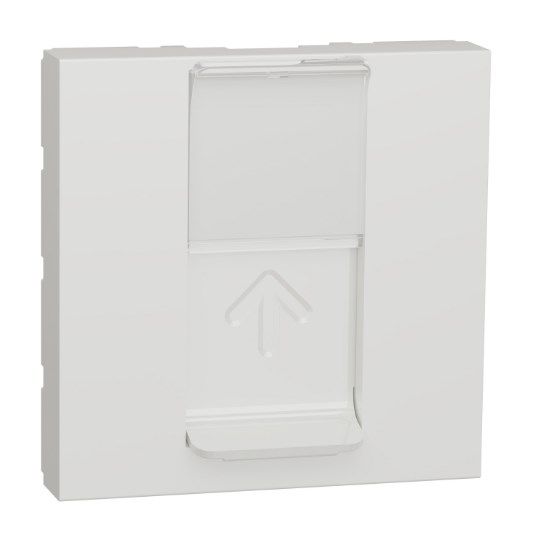 NU941118 RJ45 накладка 2 модуль білий